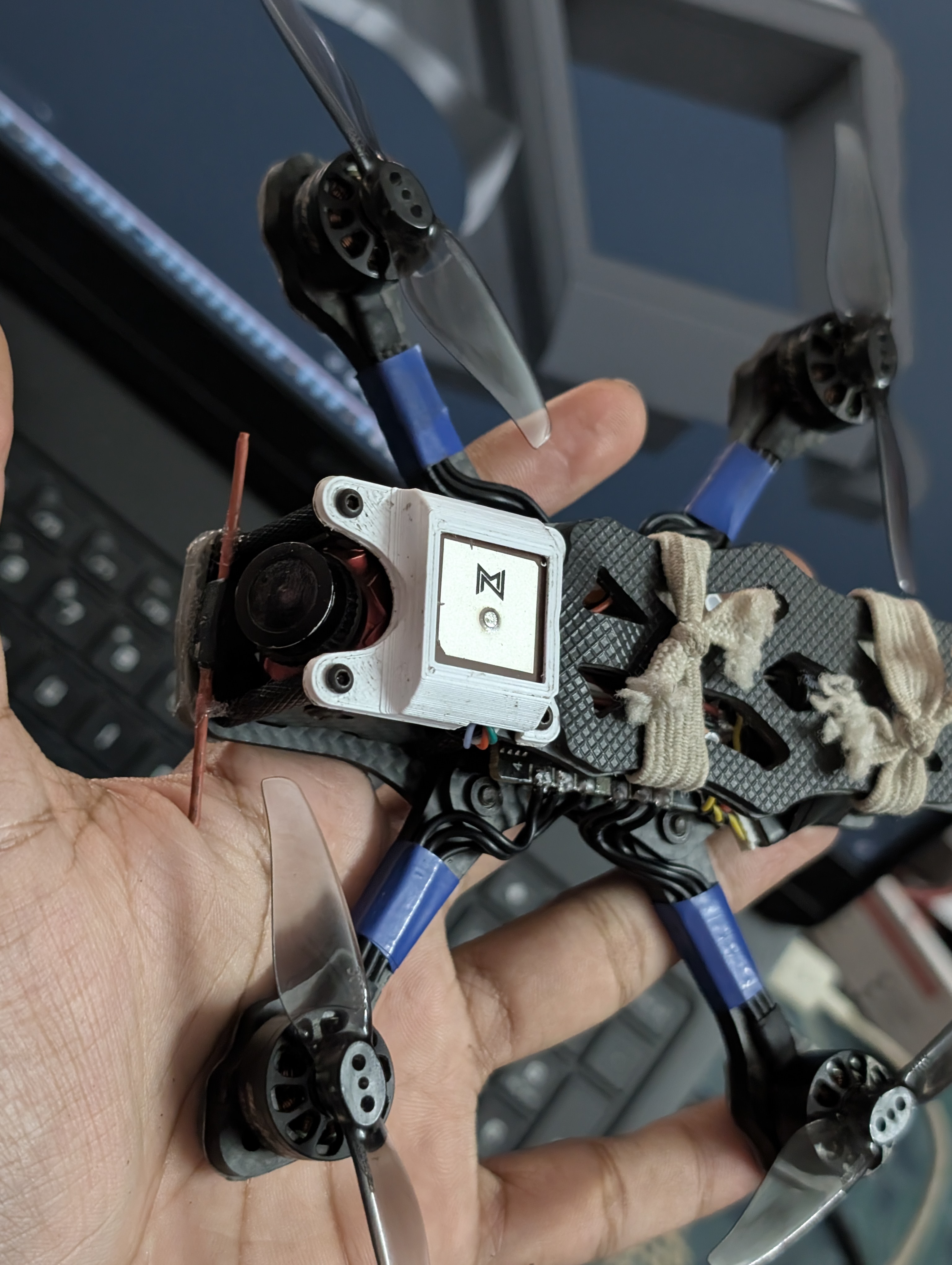 Walksnail WS - M181 GPS mount for Micro Apex 3 clone