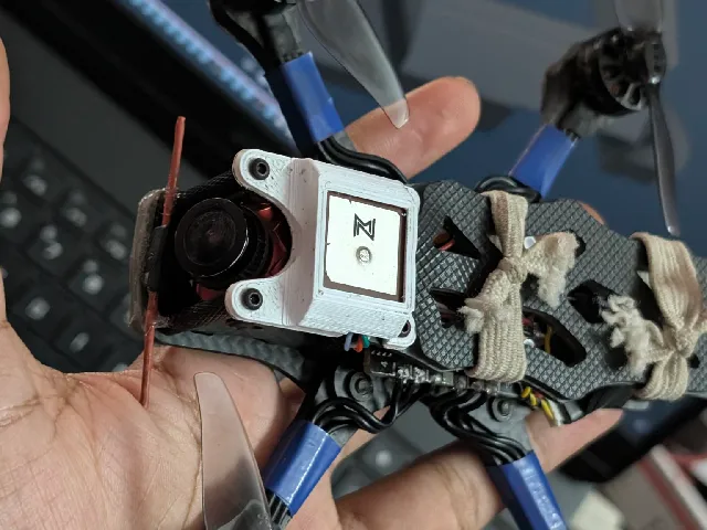 Walksnail WS - M181 GPS mount for Micro Apex 3 clone