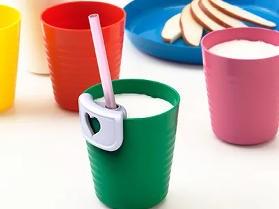 Friendly Straw – Drinking Straw Stabilizer for IKEA Cups