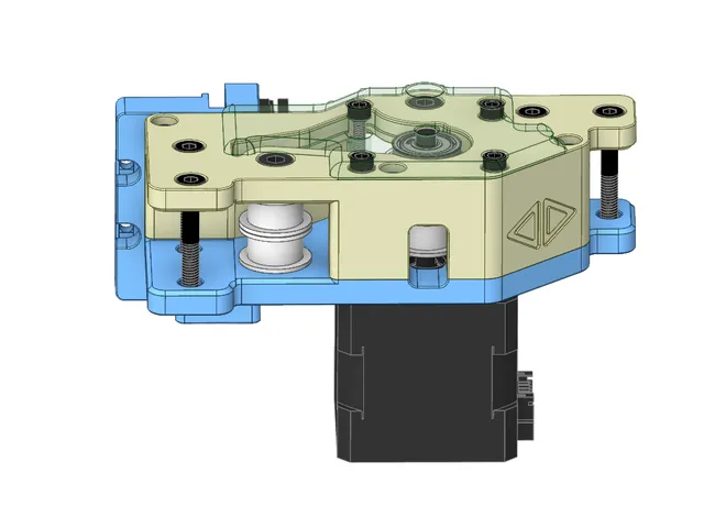Double Shear Addon for the SV08 3D Printed Gantry – Stepper Shaft Support with 625ZZ Bearing