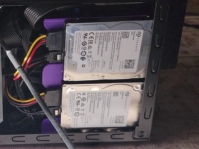 2x 2.5" HDD/SSD Side Bracket for Cooler Master Elite 130