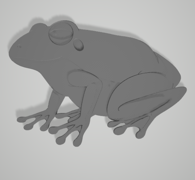 Miniatura 2 do modelo 3D Frog Keychain