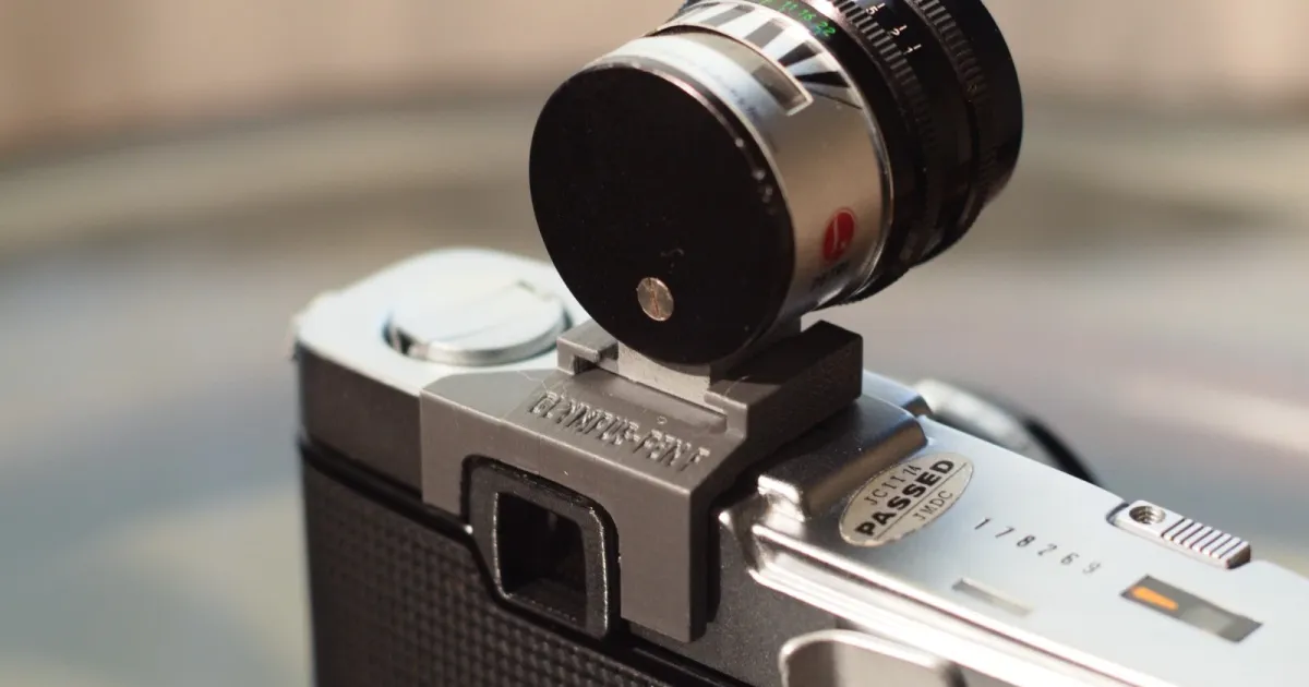 Olympus Pen F/FT/FV Accessory Shoe by JezzaWalker | Download free