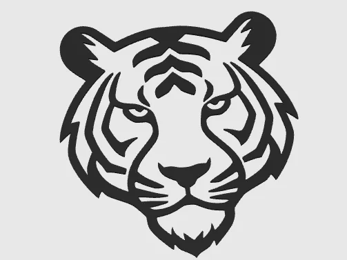 wall art tiger