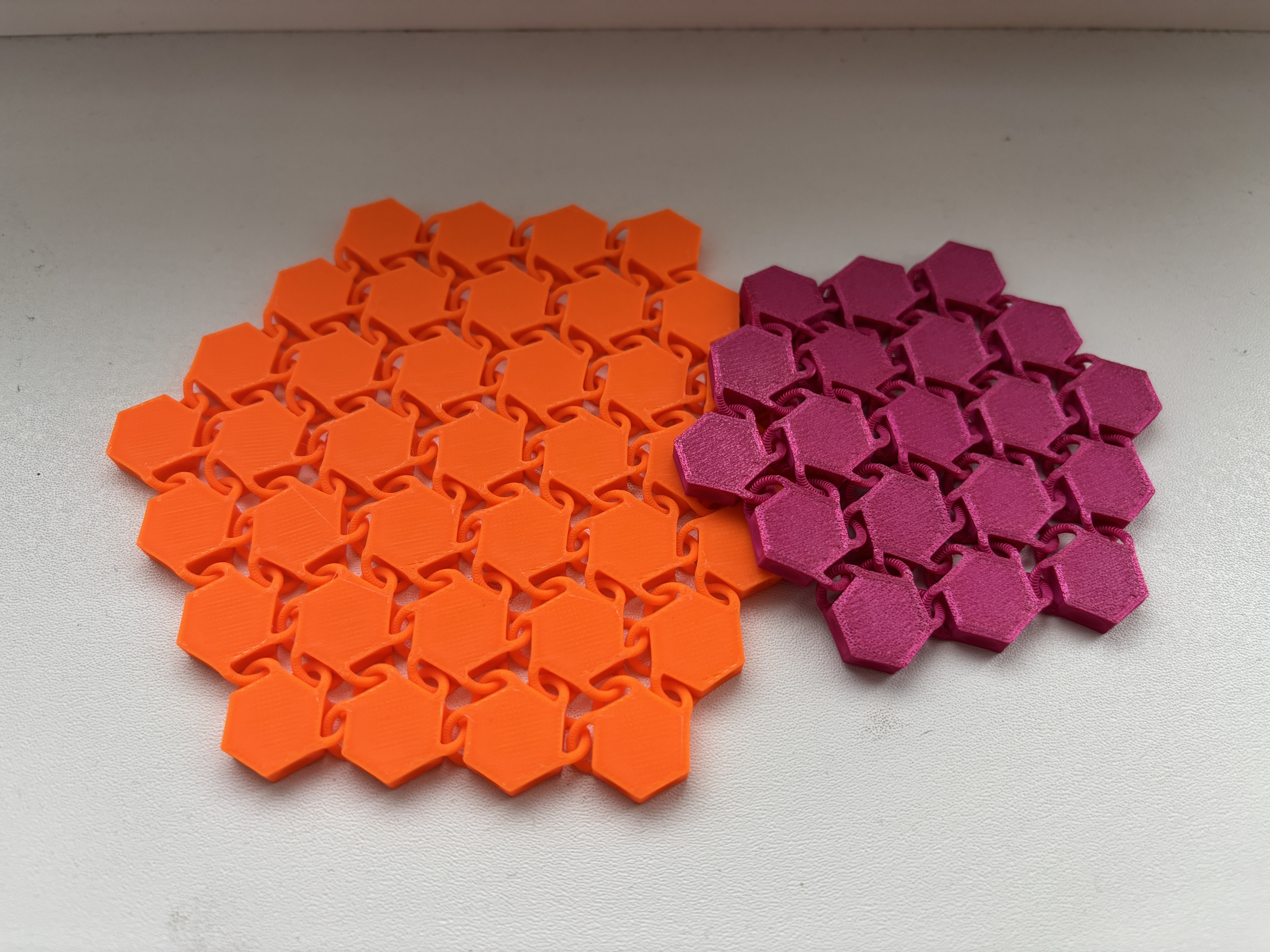 Flexible fabric coaster