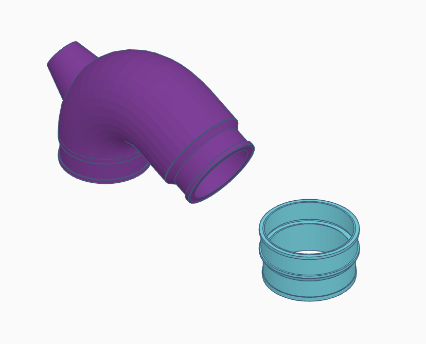 BMW K1100 pod filter adapter