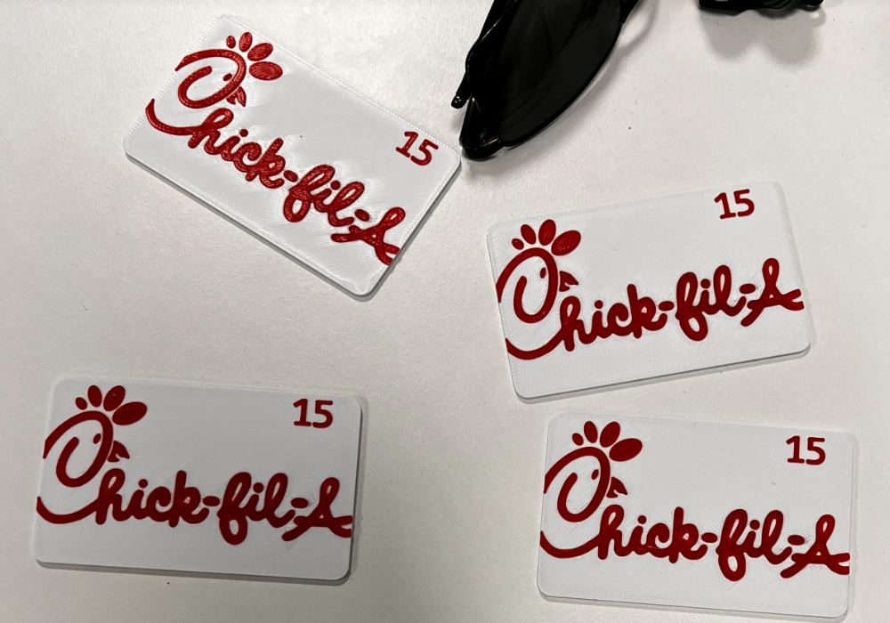 Chic-fil-a Gift Card Replica