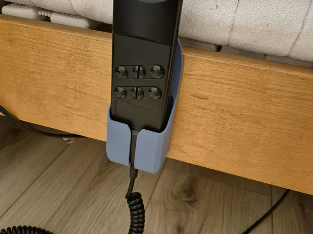 Bed side remote holder
