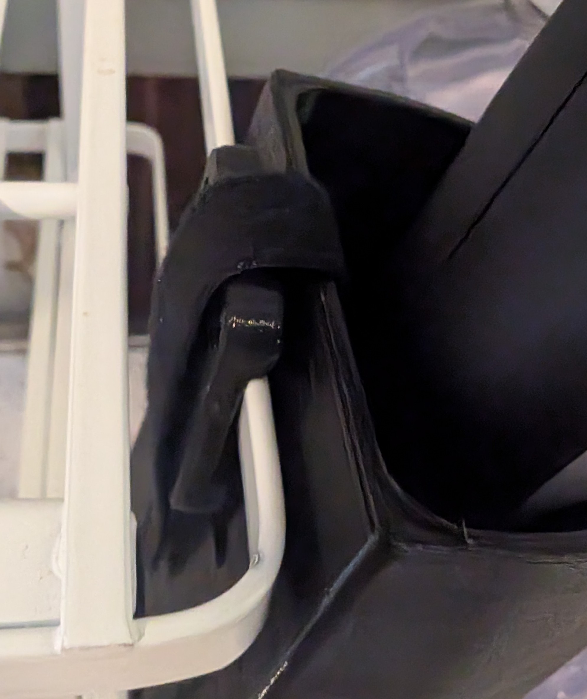 Velcro Back Clamp Piece with 21mm spaced slots