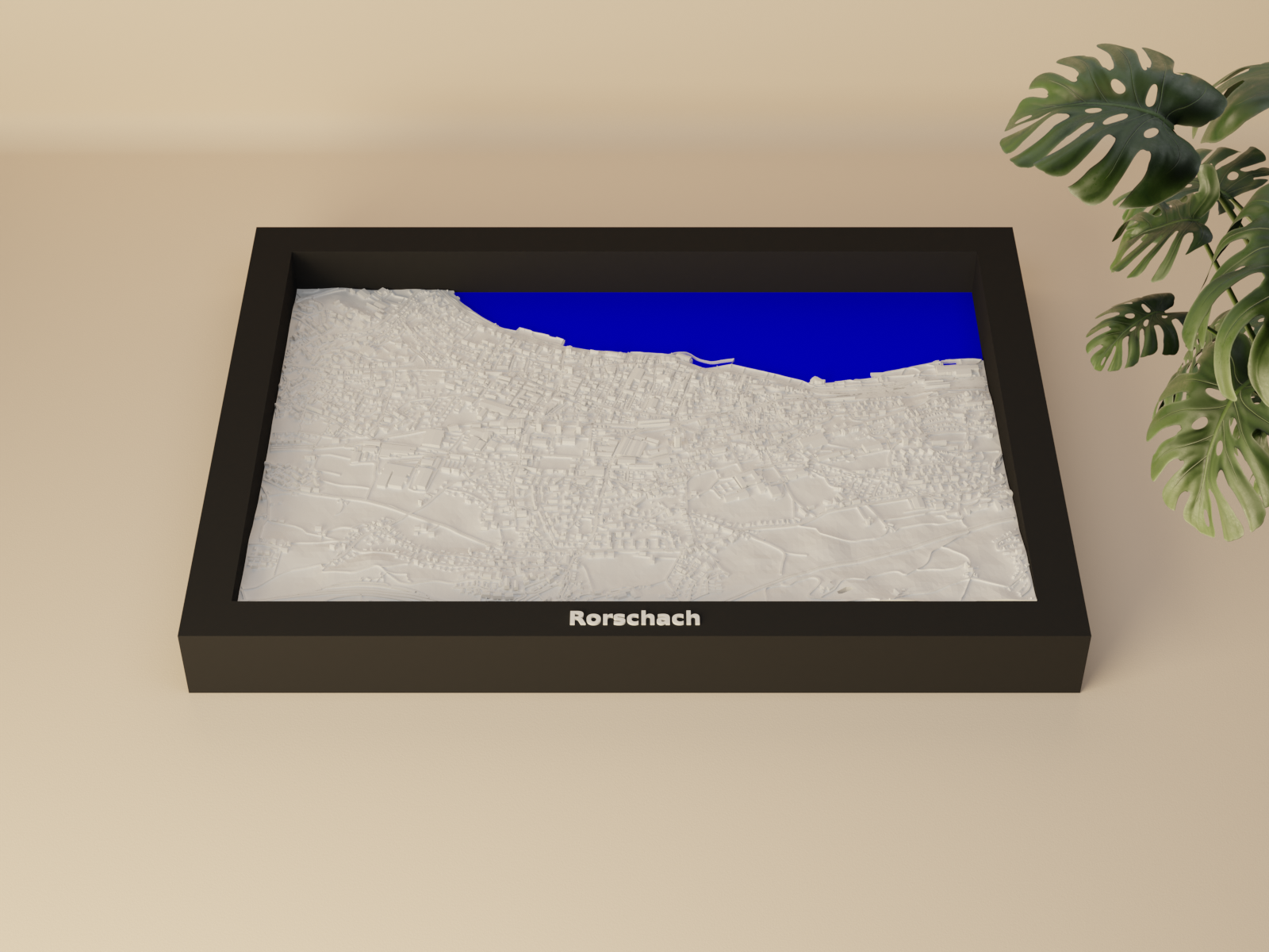 Rorschach, Switzerland - 3D Miniature