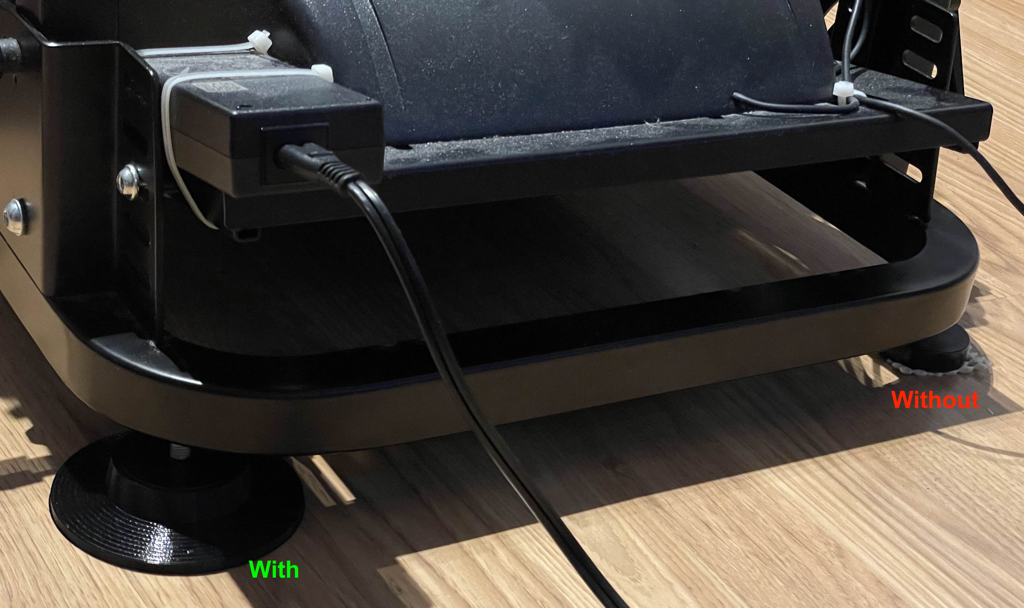Non-slip feet cover "jxqqay" Racing Wheel Stand