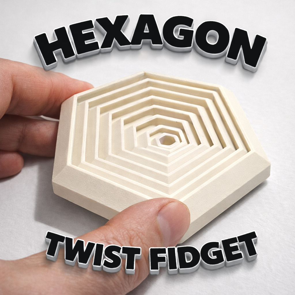 Hexagonal Satisfying Fidget (3 Sizes)