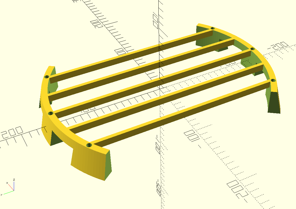 Customizeable Speaker Bar Grill