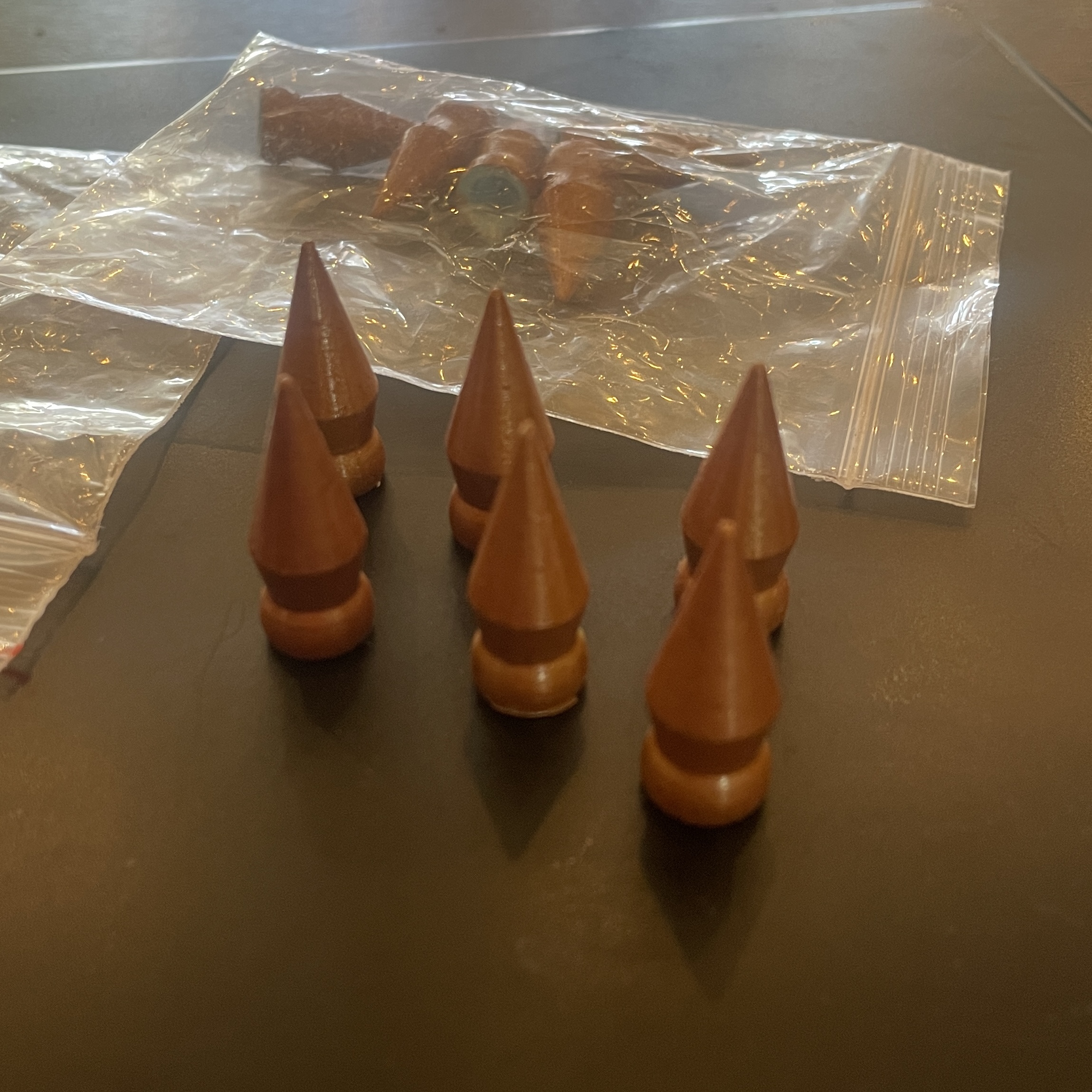 Stylized Spearhead Mini Flag Topper (finial, spade)