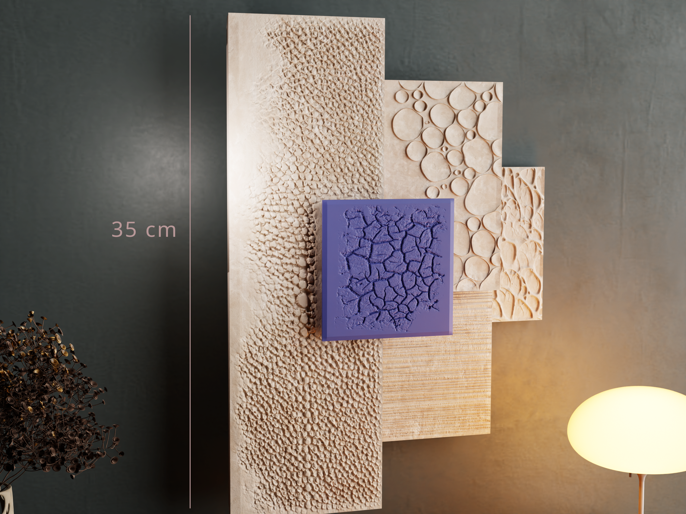 WALL of natural textures