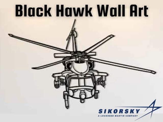 Sikorsky MH-60L DAP  "Black Hawk" Wall Art