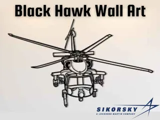 Sikorsky MH-60L DAP  "Black Hawk" Wall Art