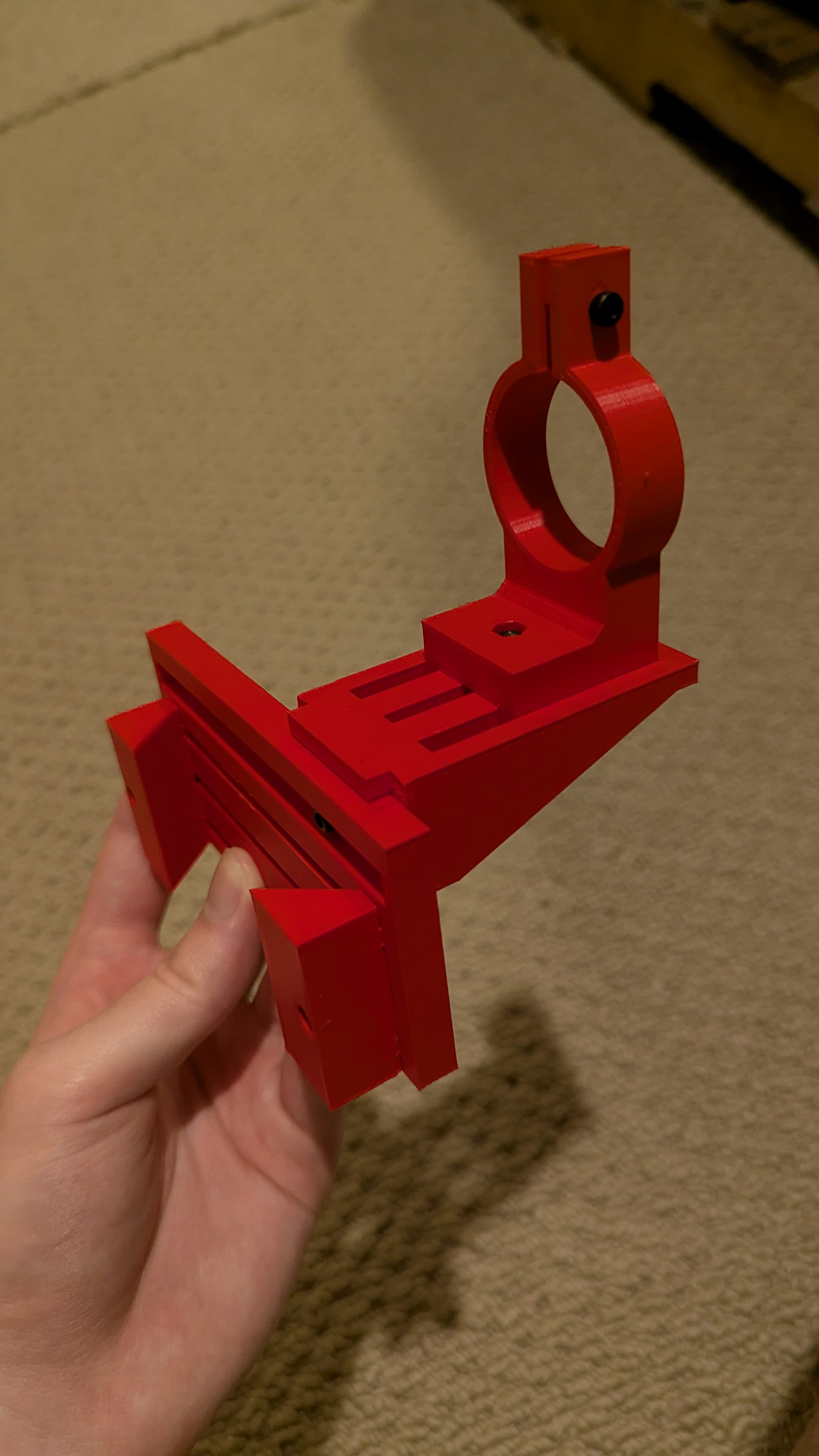 Improved Adjustable Telescope Eyepiece Phone Mount