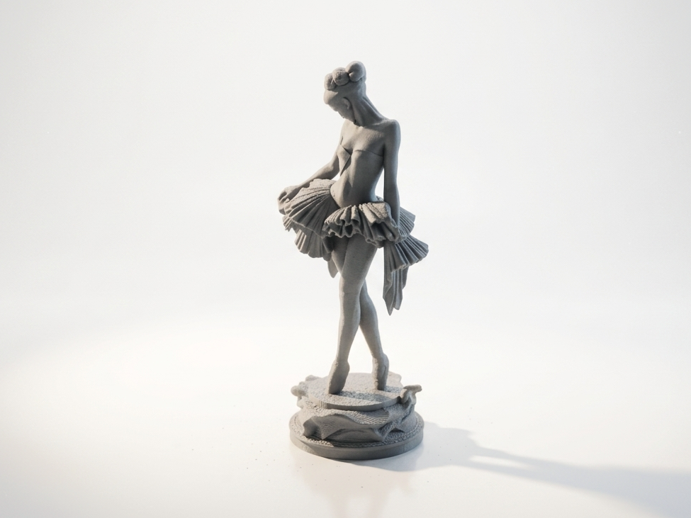 Ballerina Statue Graceful Dancer 3D Printable