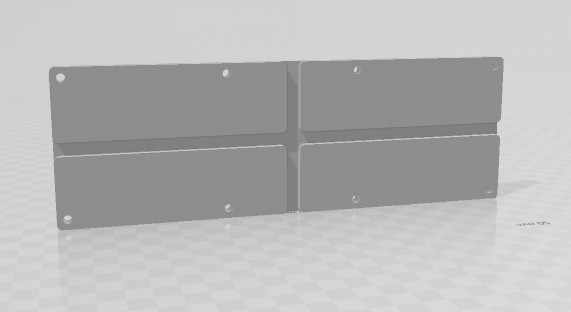 Magnet tile race track 3x1