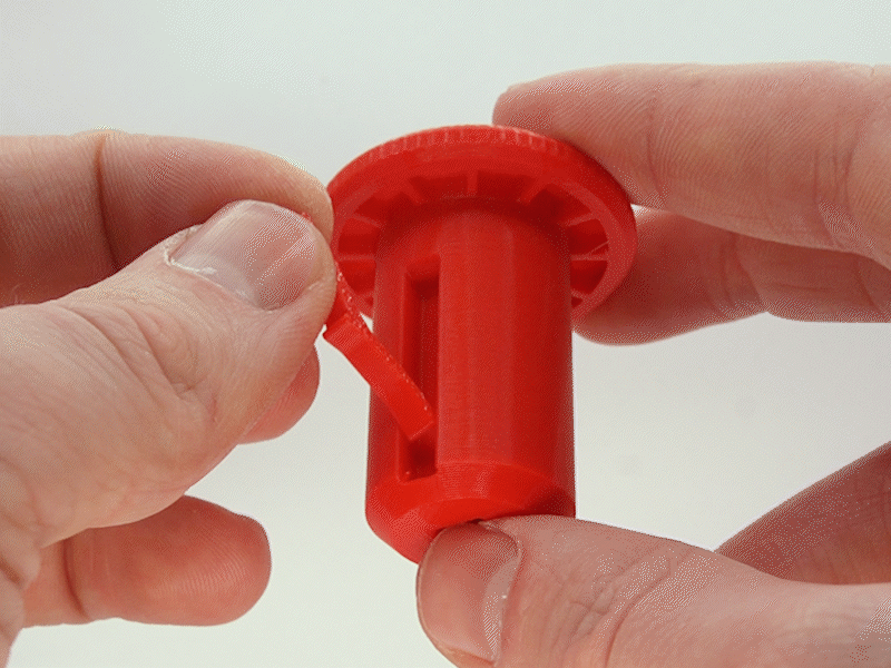 Miniatura 7 do modelo 3D Red Button Fidget