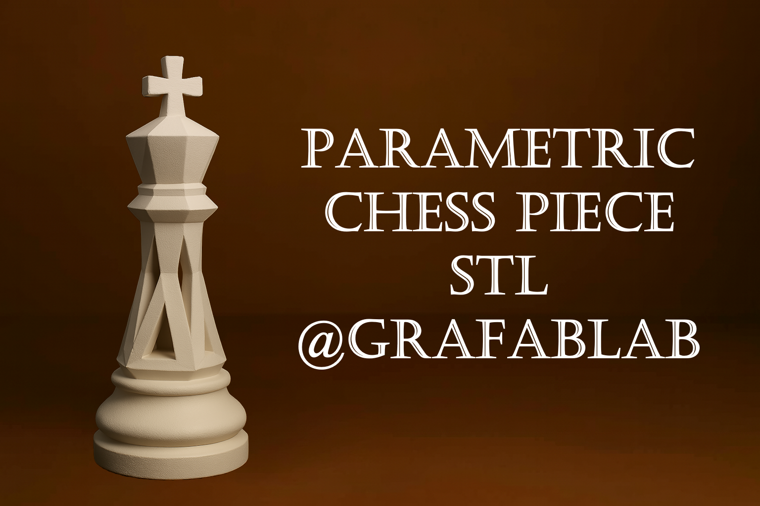 Parametric "King" - chess piece