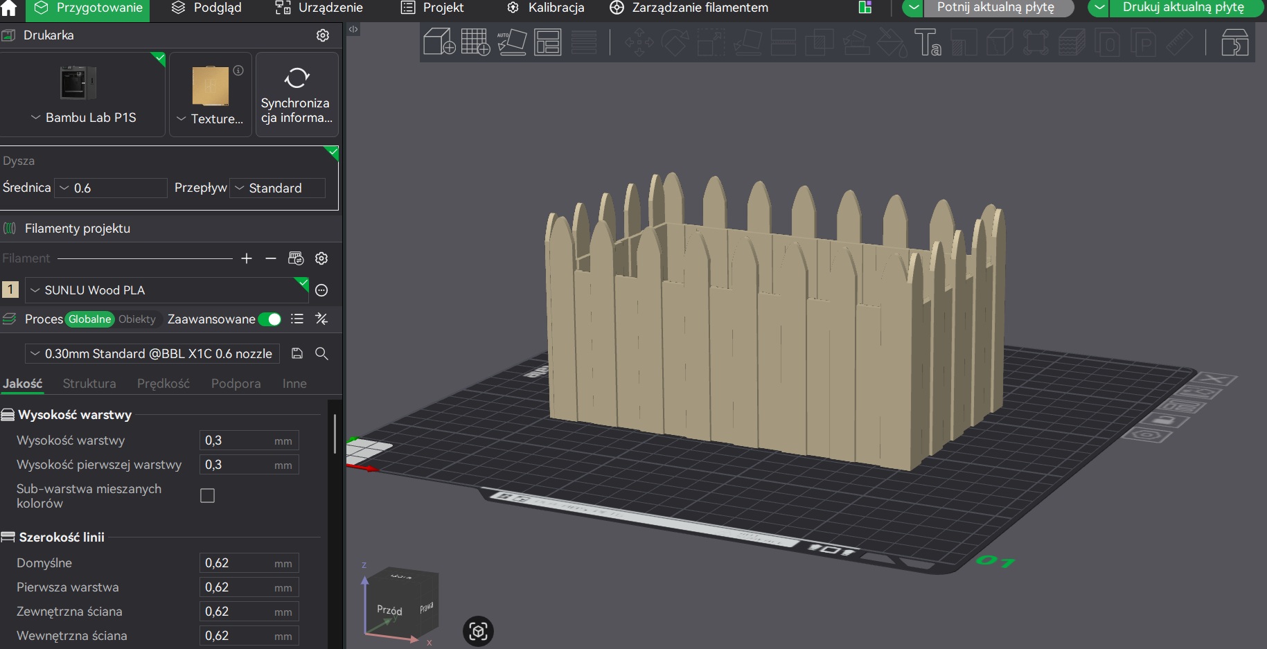Doniczka Płotek