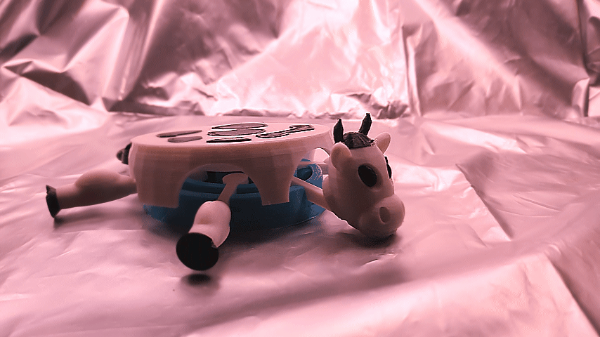 Character Coaster – Coffee Cow (Moving Legs and head) 3D model