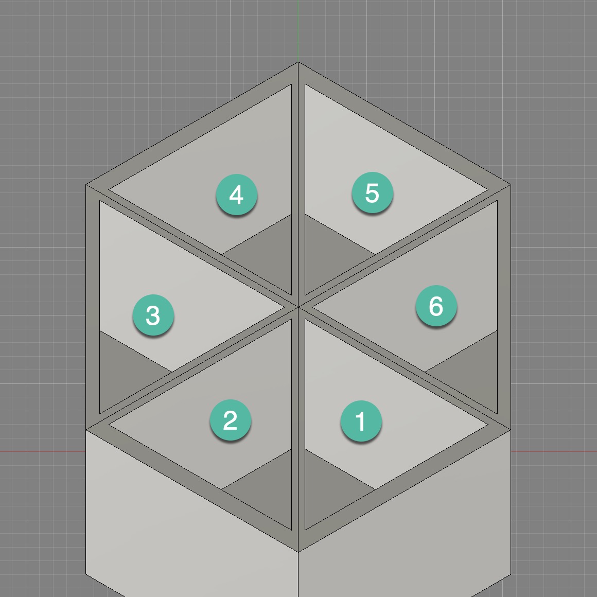 Hex Wall Pocket