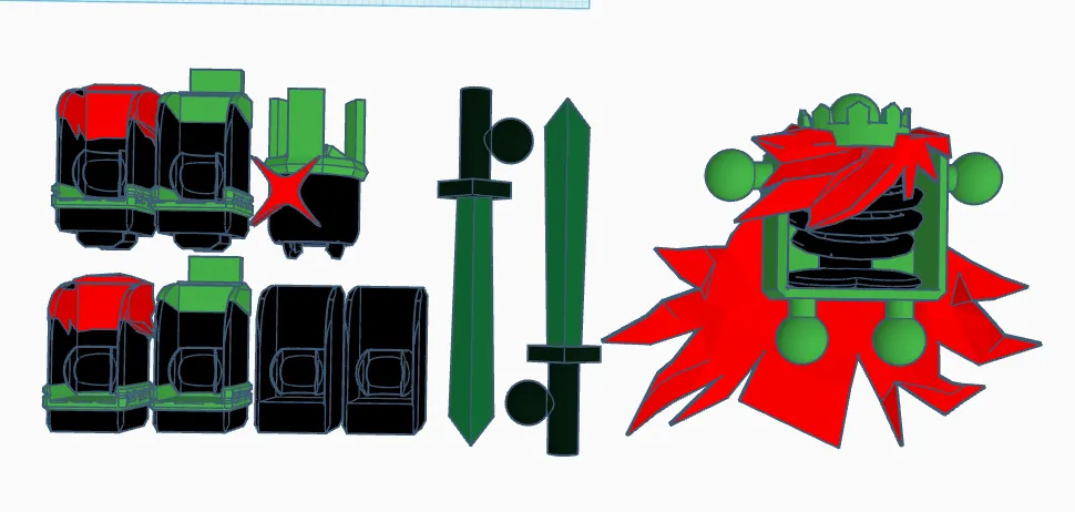 REWORK Articulated 1x1x1x1 Roblox Figure (Classic and Forsaken) by