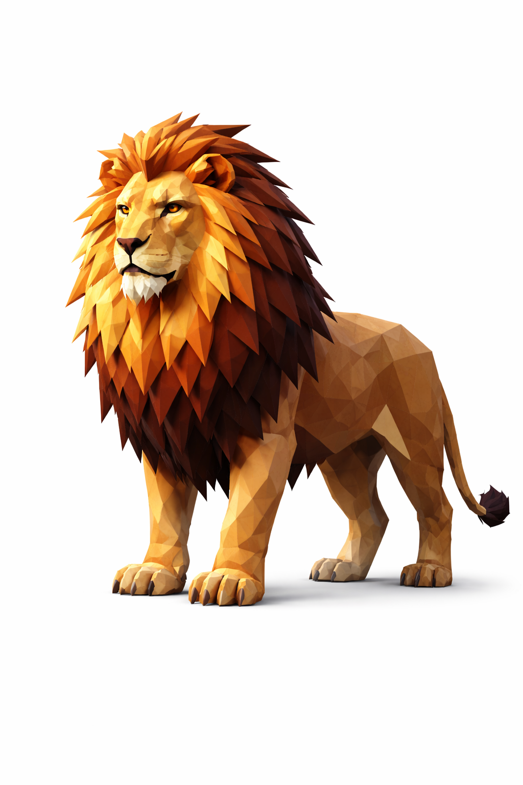 Low Poly Lion