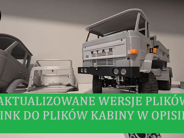 Star 244 RC 1:16 elementy poprawiane i łatwiejsze do druku