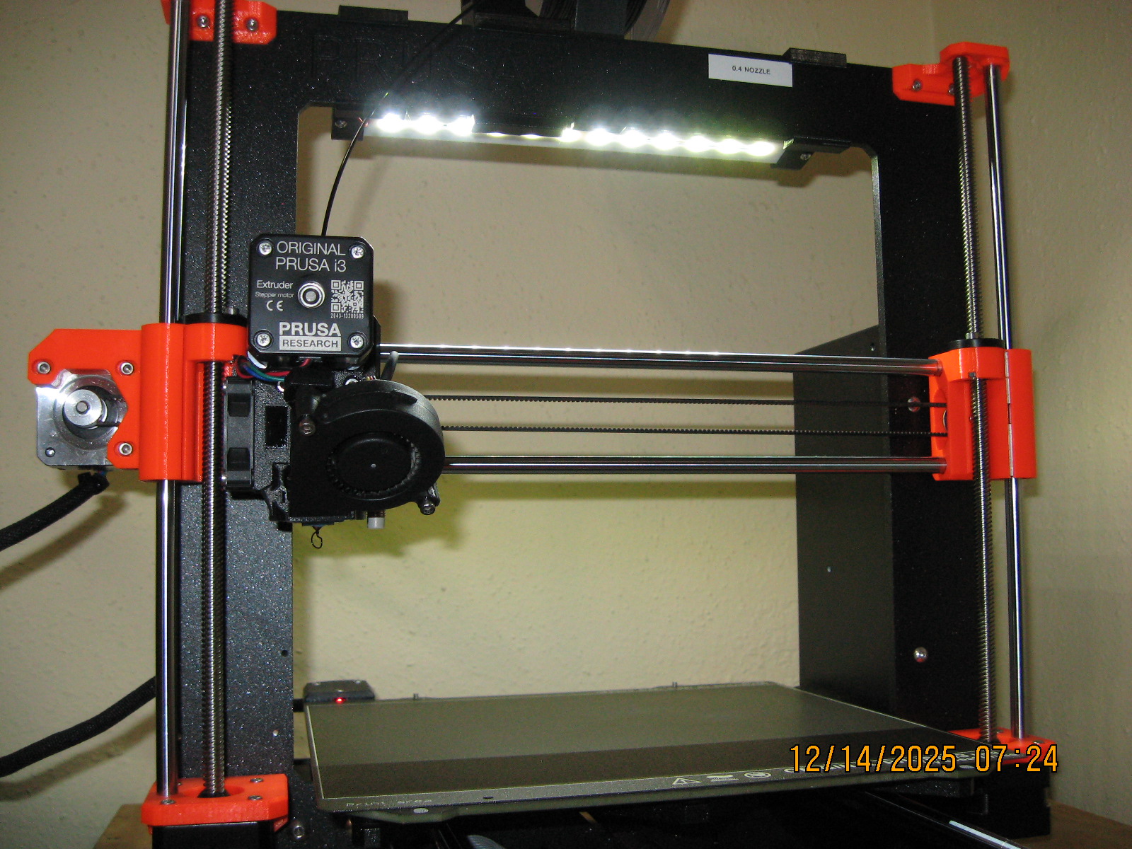 Prusa MK3S light Bar