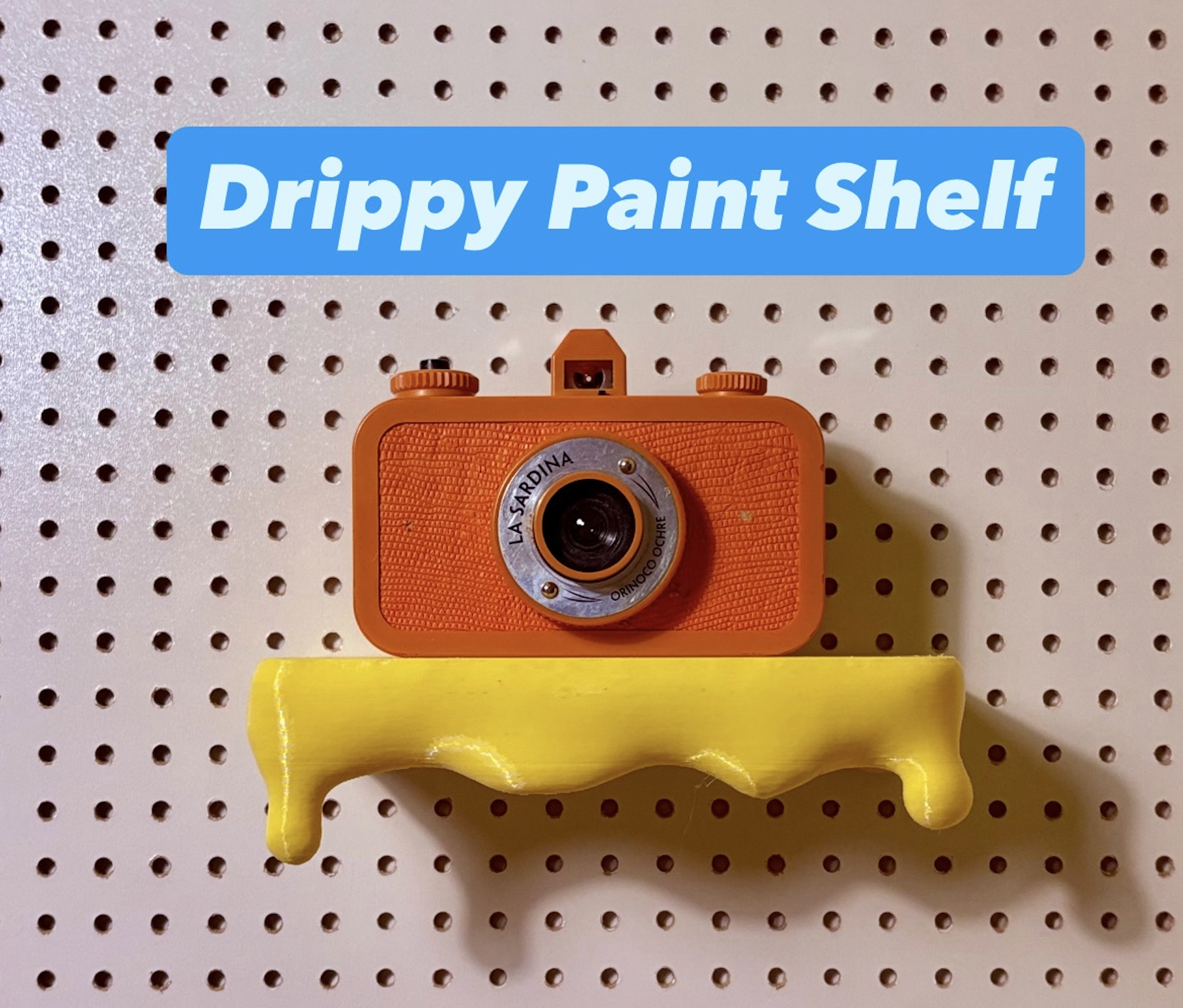 Drippy Paint Shelf
