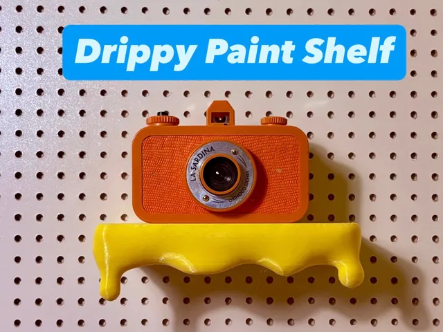 Drippy Paint Shelf