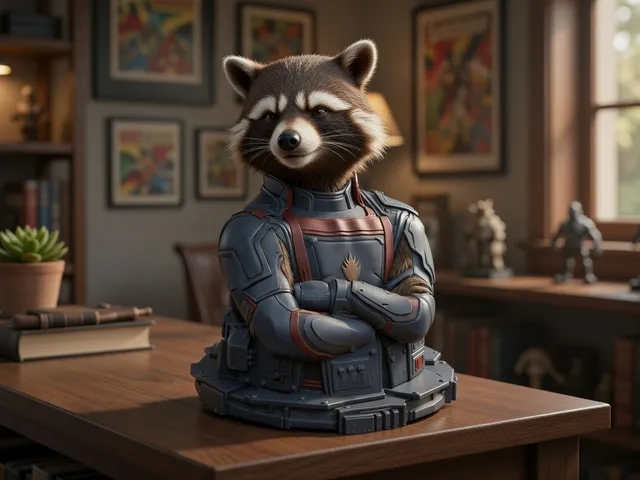 Rocket raccoon Bust