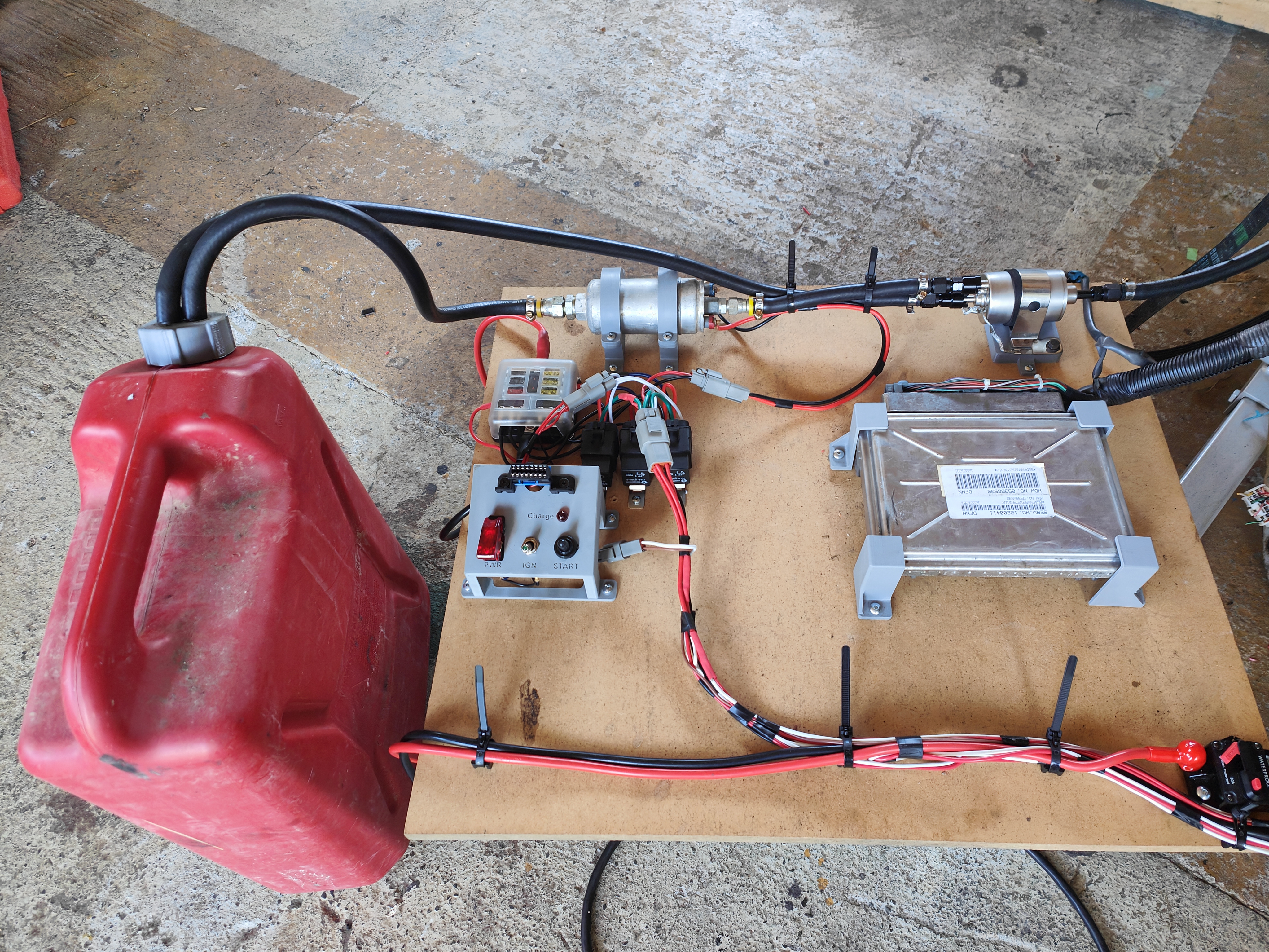 LS1 engine bench start parts