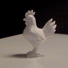 Low poly chicken