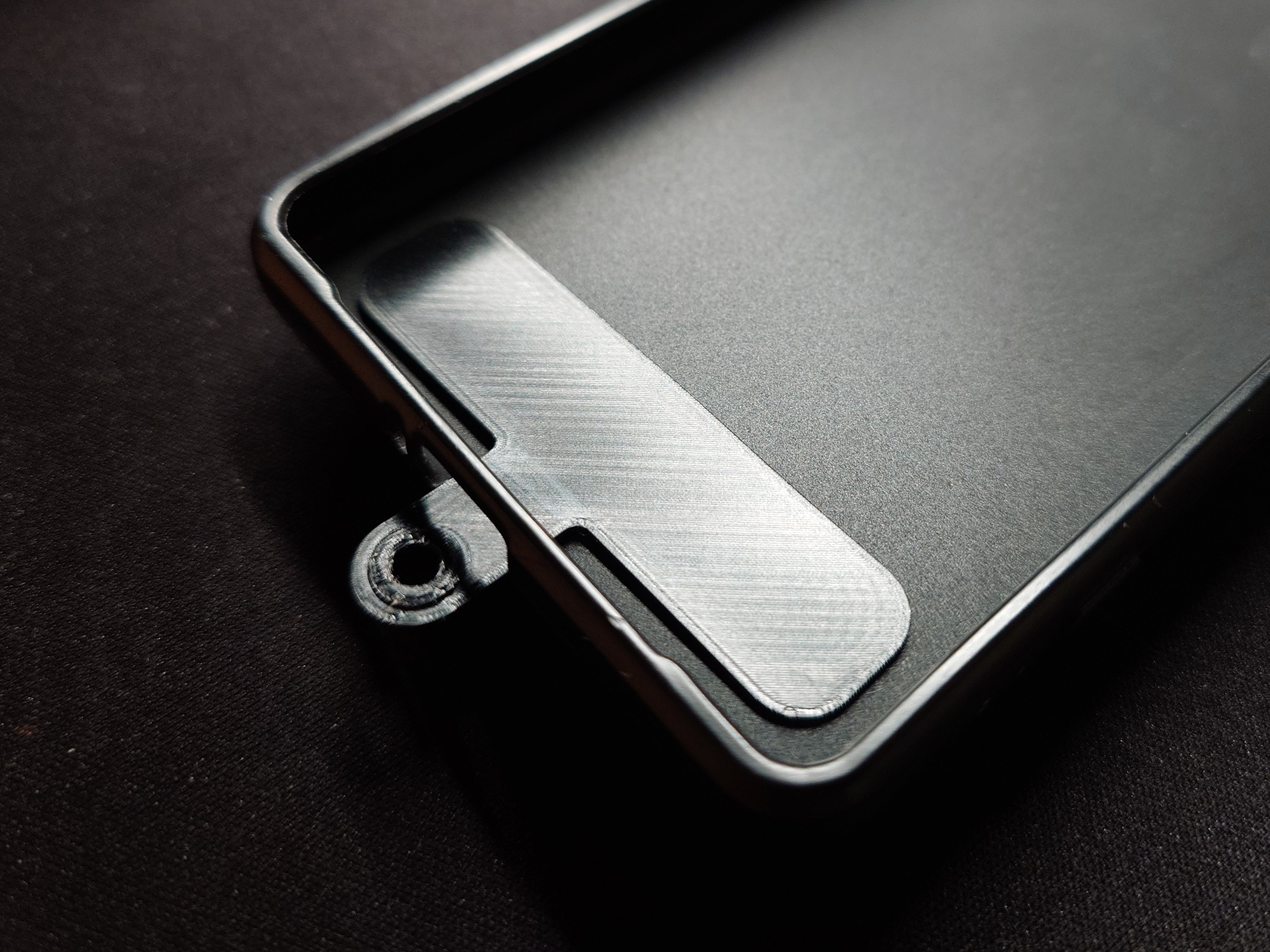 TPU inside phone case strap holder