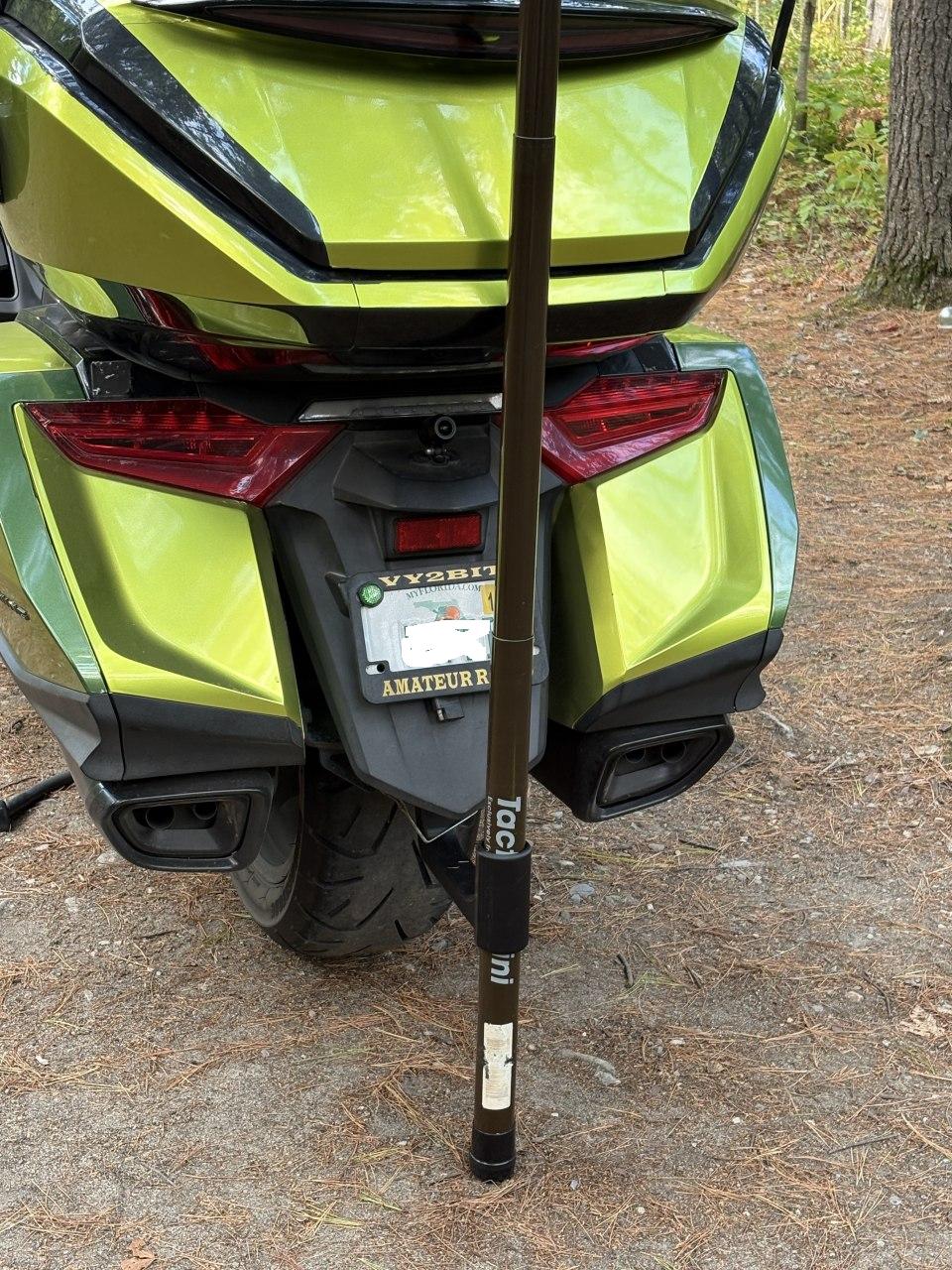 Honda Gold Wing Rivco GW007 Hitch Sota Beams Tactical Mini Mast Mount
