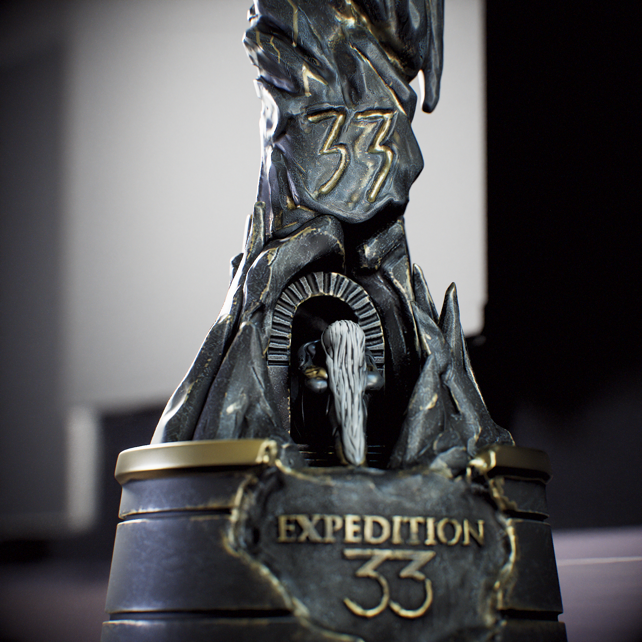 Clair Obscur Expedition 33 Monolith Collectors edition fan art - Print by parts - Clair Obscur Monolito - Edición coleccionista fan art - Impresión por partes - The PAINTRESS