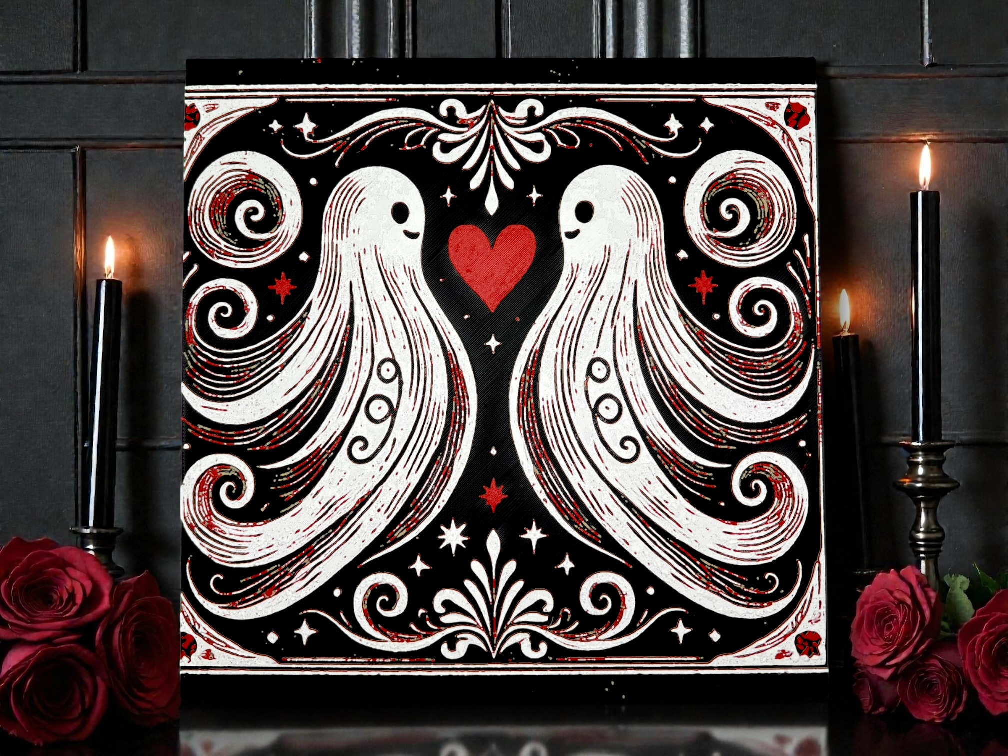 Forever Entwined - Ghost Couple #1 Valentine's Day Hueforge
