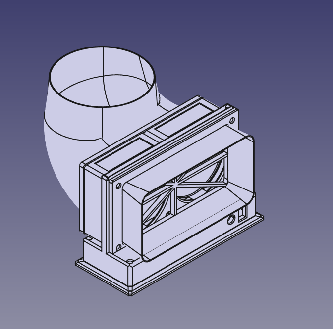 2x 80mm fan Fume Extractor
