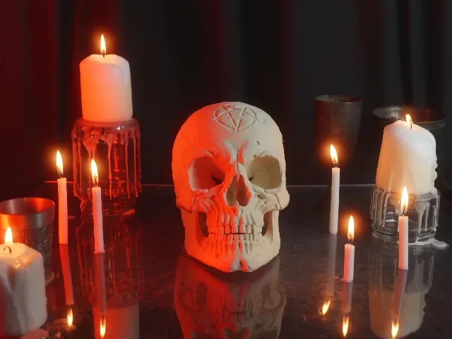 Vampire skull