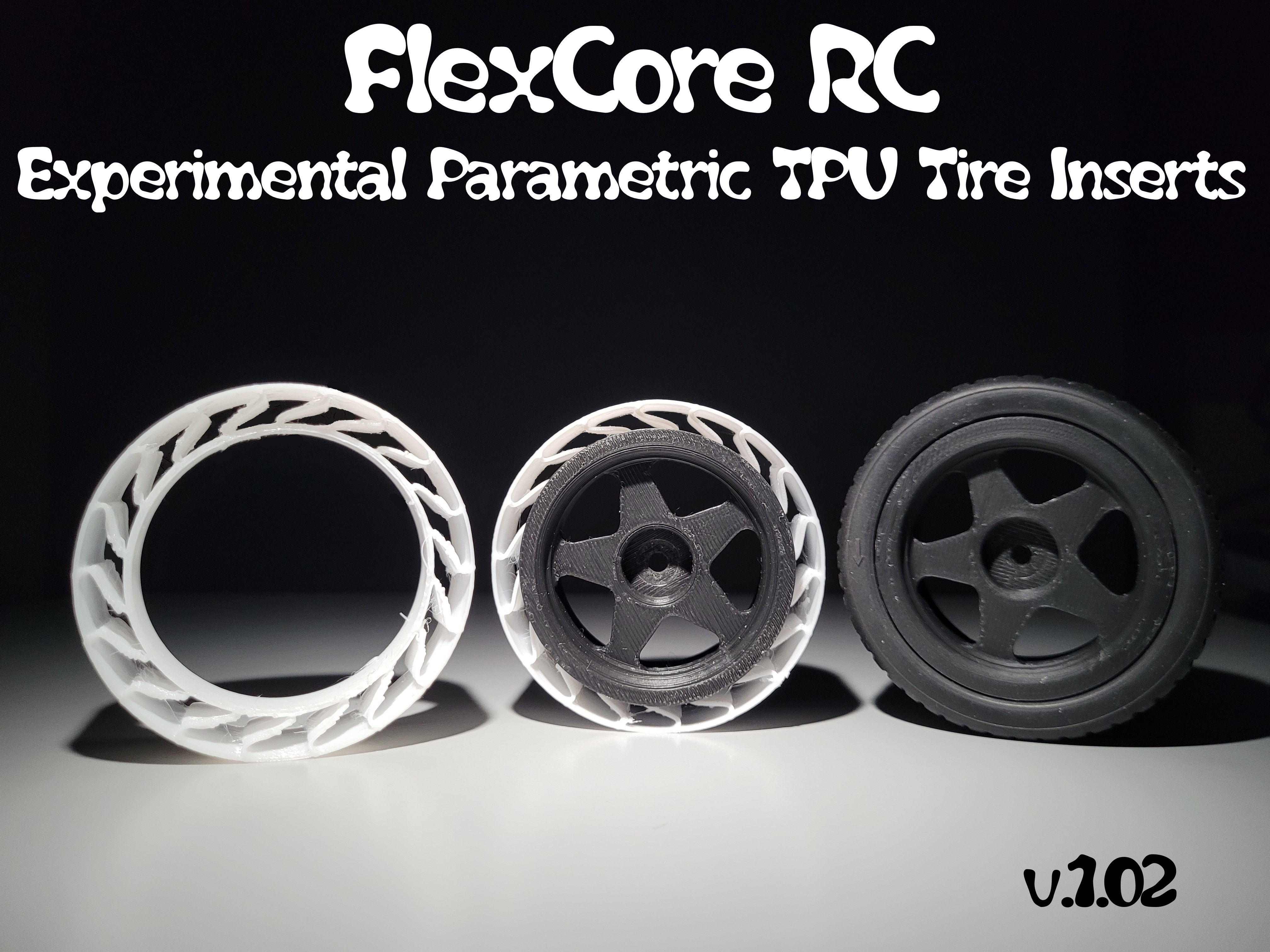 FlexCore RC: Experimental Parametric TPU Tire Inserts