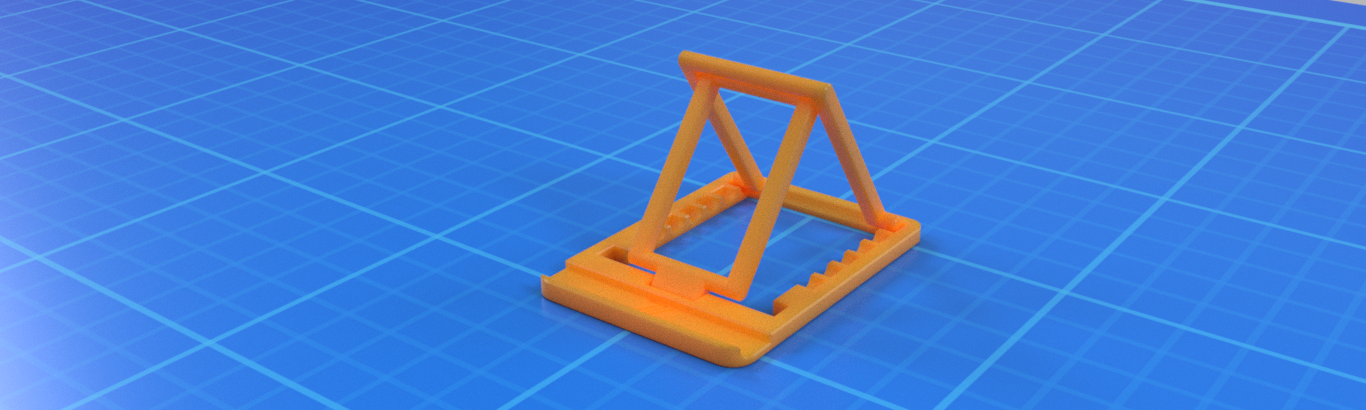 Ultra-Slim Folding Phone Stand - Print-in-Place & No Support