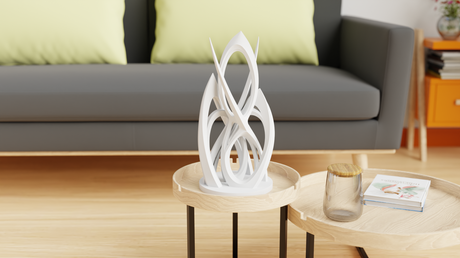 Abstract Desk Sculpture