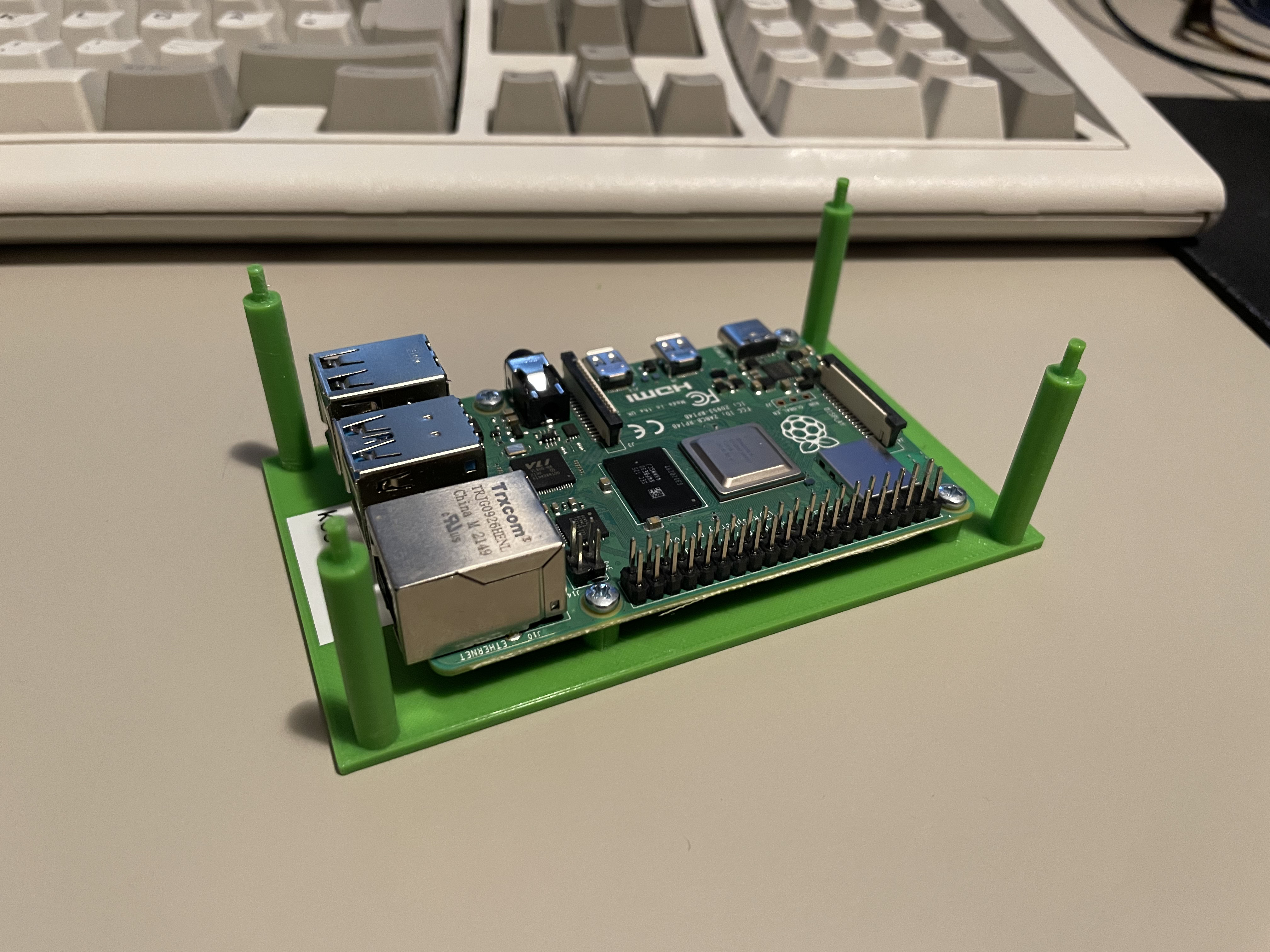 Miniatura 4 do modelo 3D PiStack - A stackable Raspbery Pi 4 mounting solution