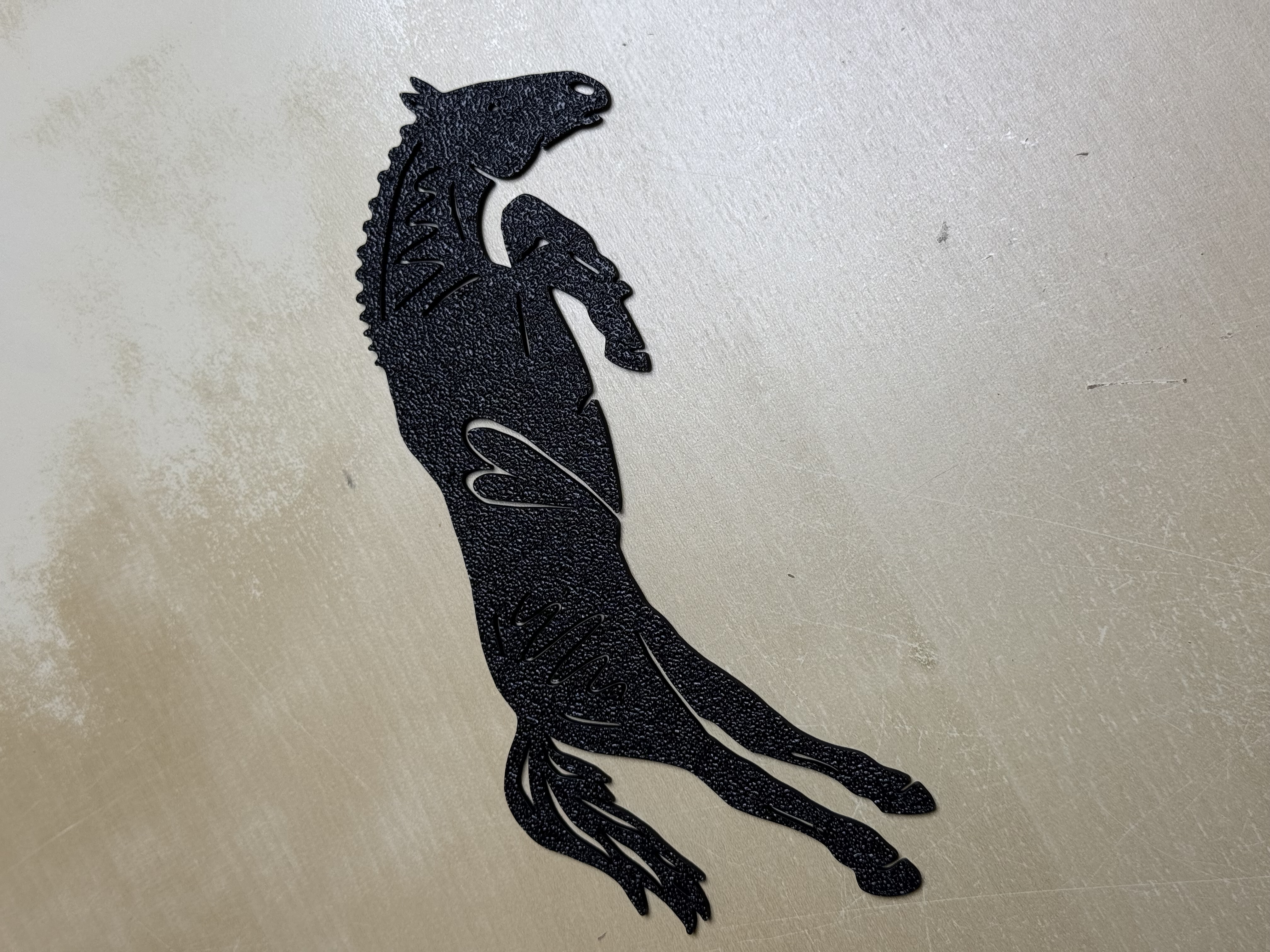 Jumping horse simple wall decoration