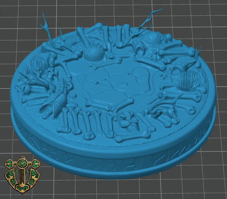 Bone Yard Miniature Base — miniatura 3